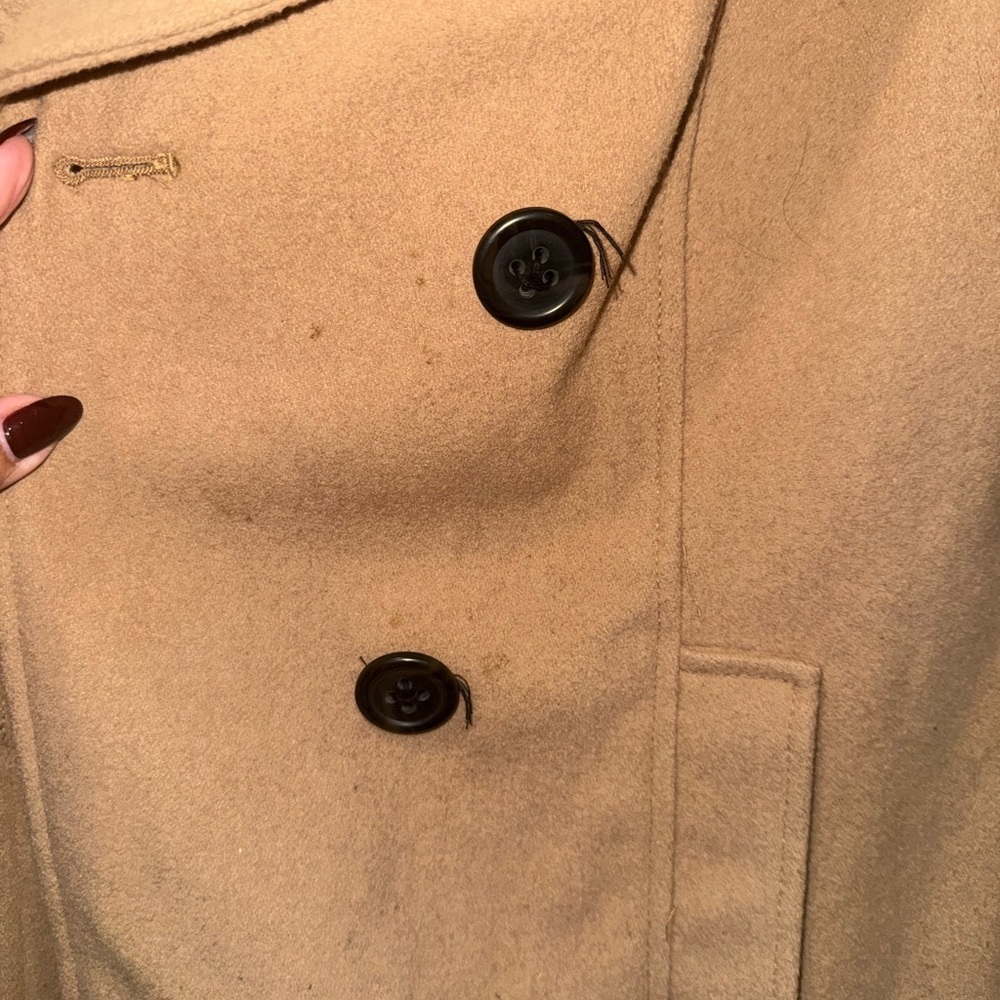 Merona Women's Camel Peacoat M - Picture 5 of 5